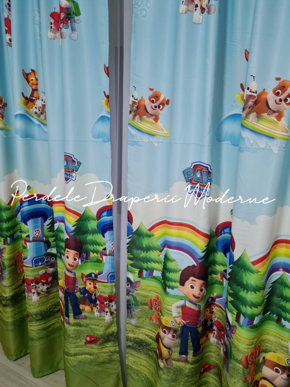 Draperie saten imprimat,Paws Patrol imagine 3     
