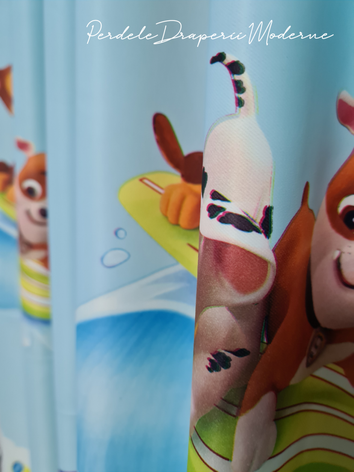 Draperie saten imprimat,Paws Patrol imagine 4