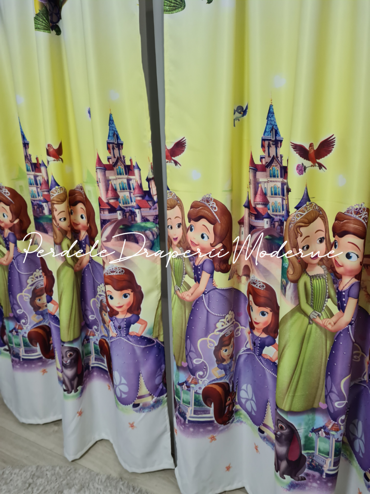 Draperie saten imprimat,Sofia imagine 3     