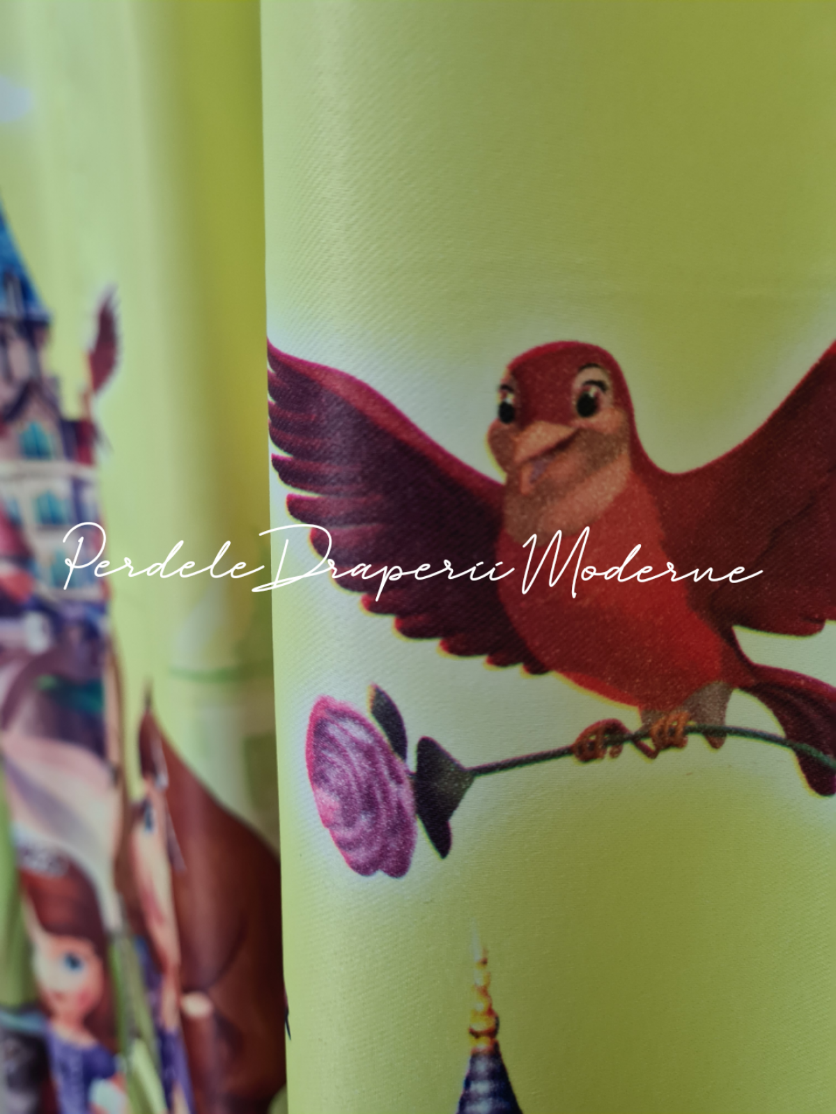 Draperie saten imprimat,Sofia imagine 4