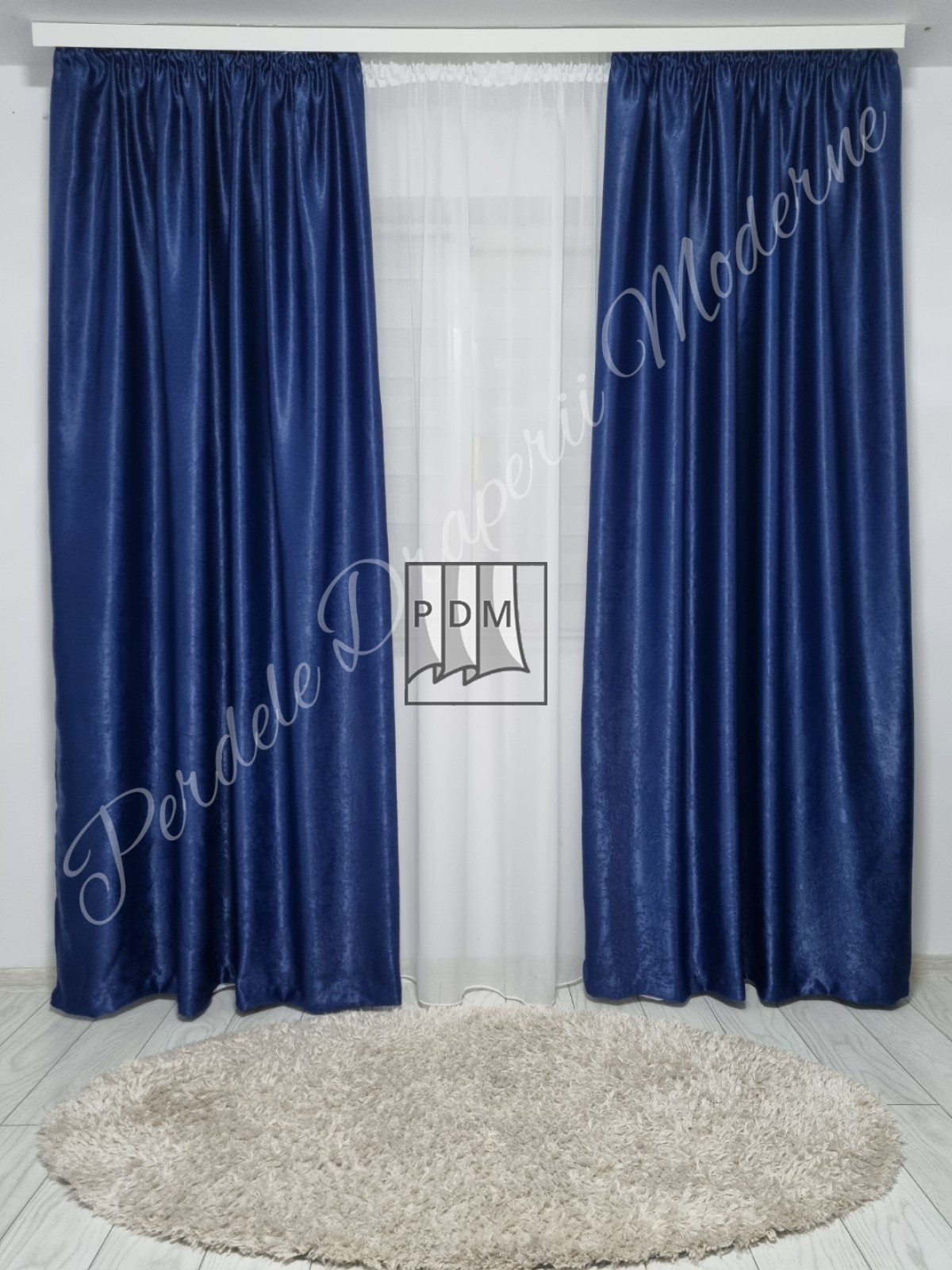 poze Draperie soft blackout,albastru imperial
