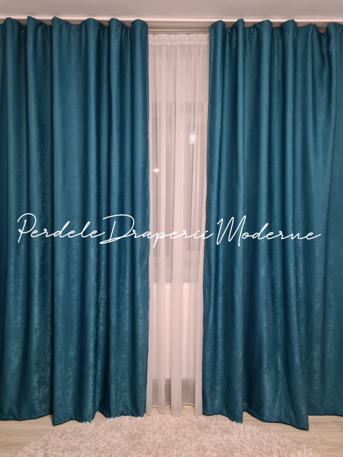 poze Draperie soft,turqoise