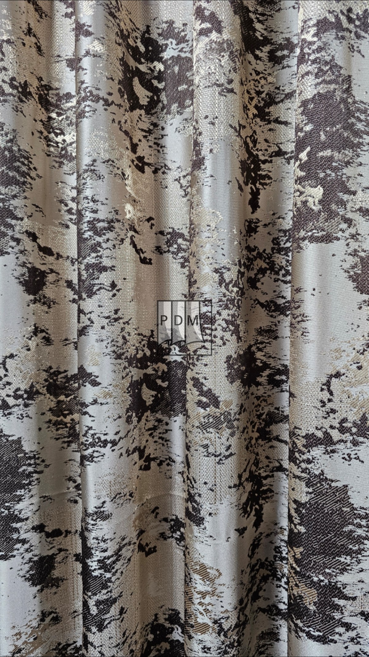 Draperie tafta, capuccino/maro, degrade imagine 5