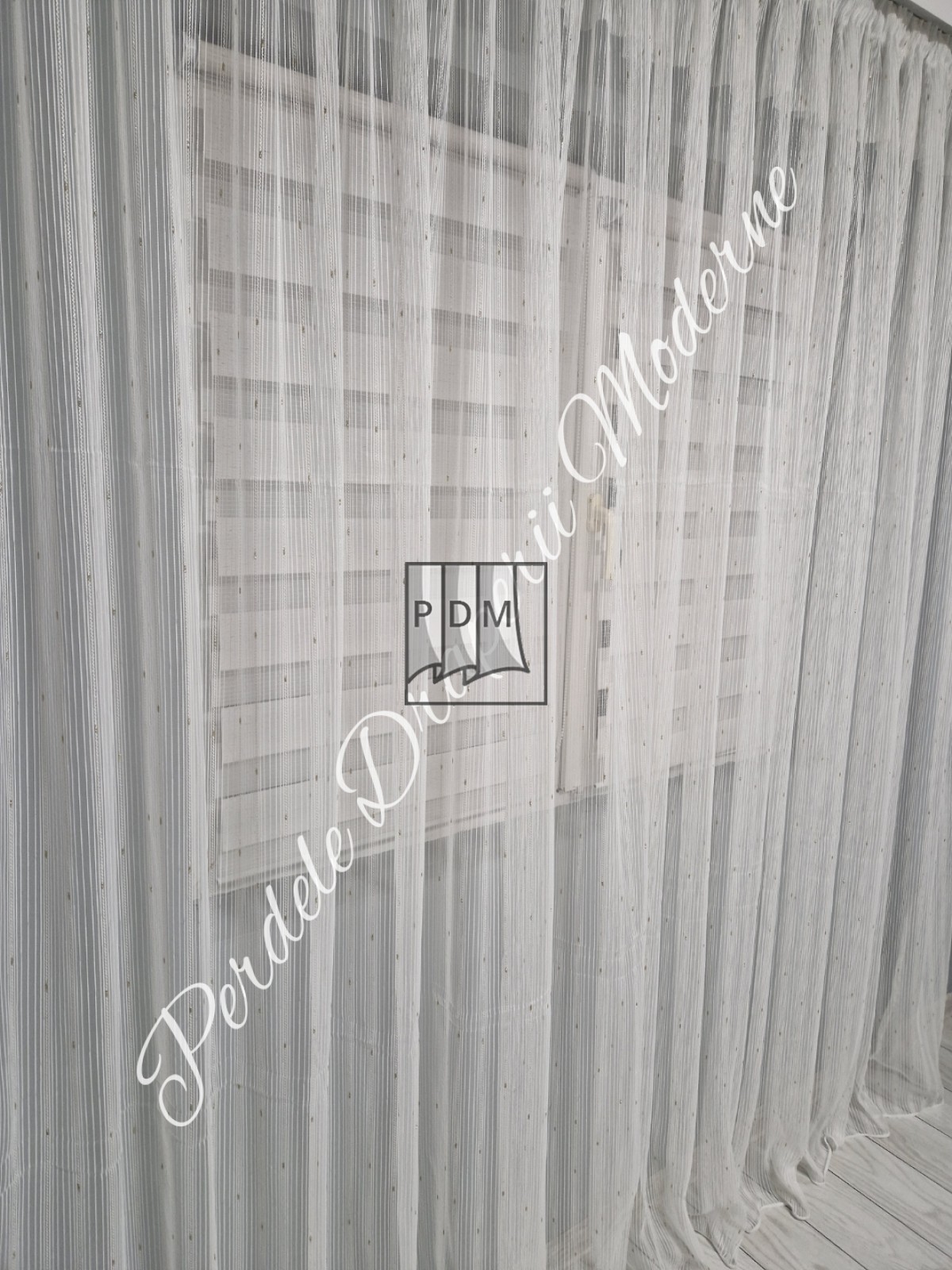 Perdea tulle ivory imagine 3     