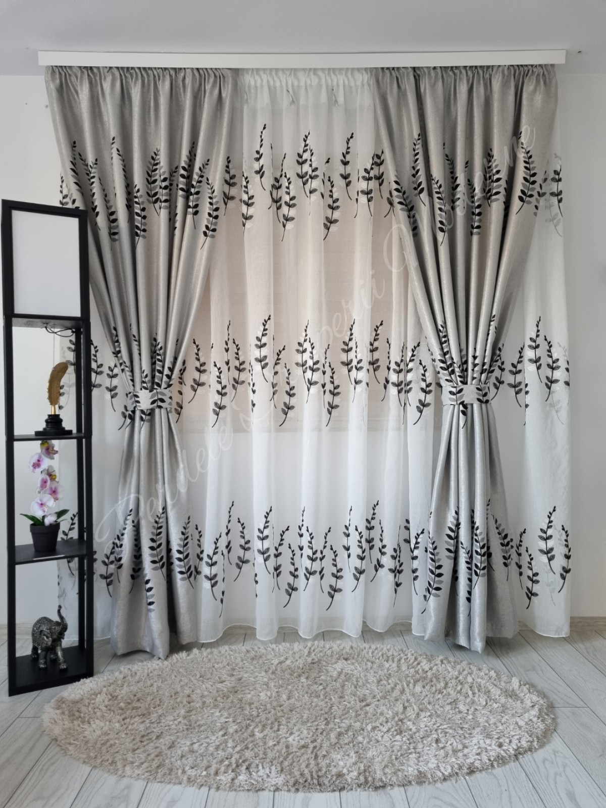 poze Set crenguțe,gri/negru