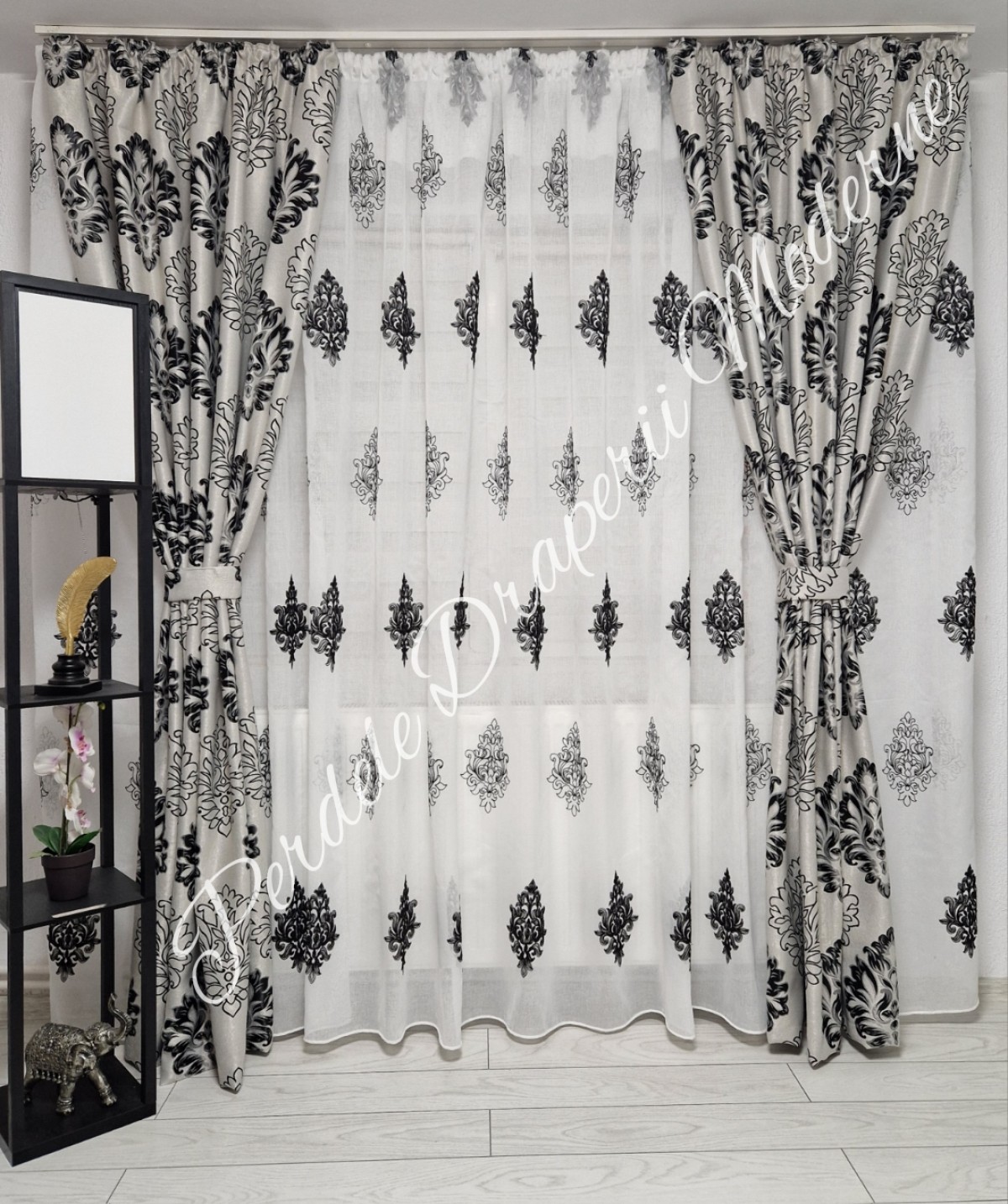 poze Set baroc gri/negru H