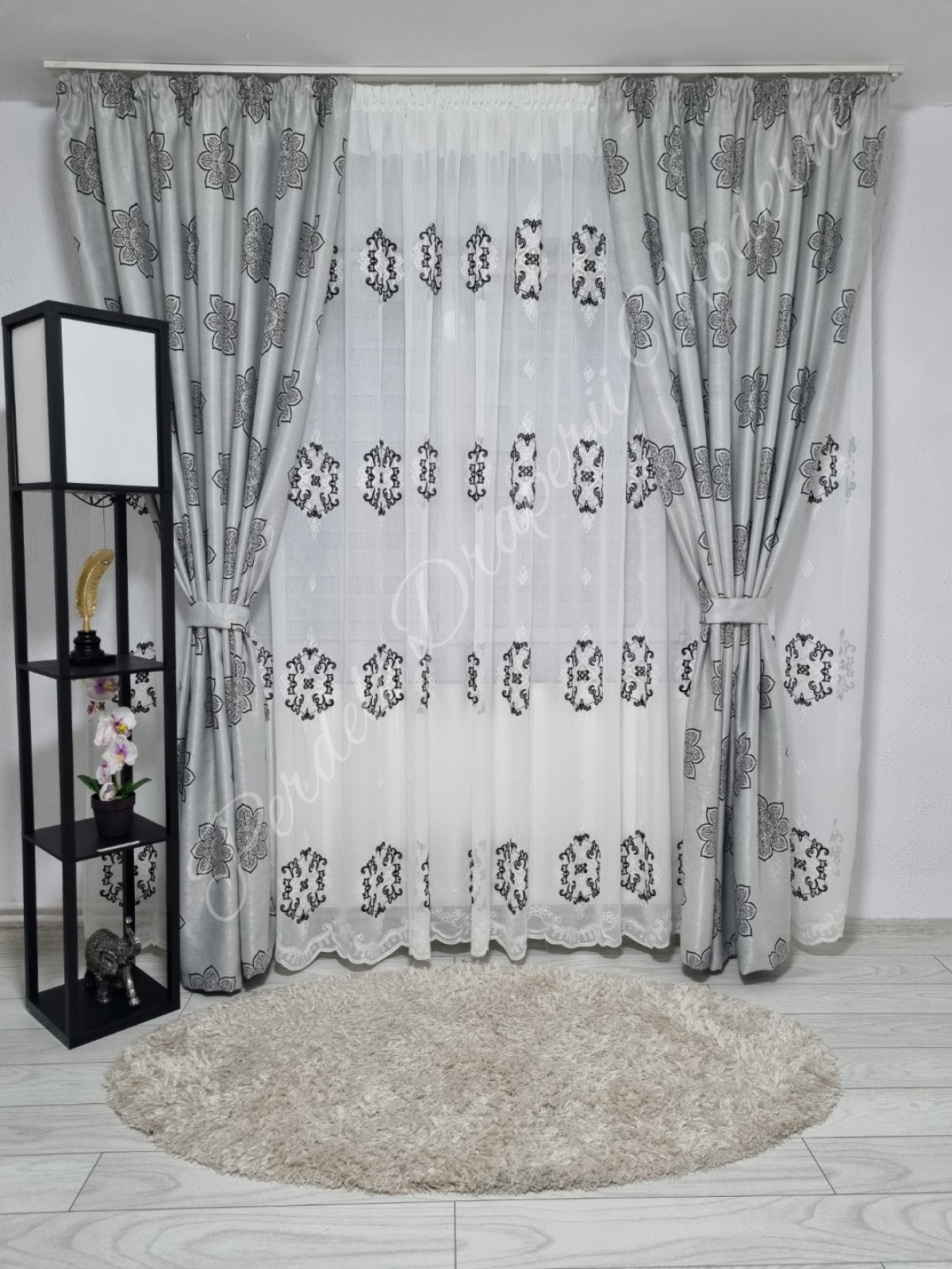 poze Set baroc nou 1,gri/negru