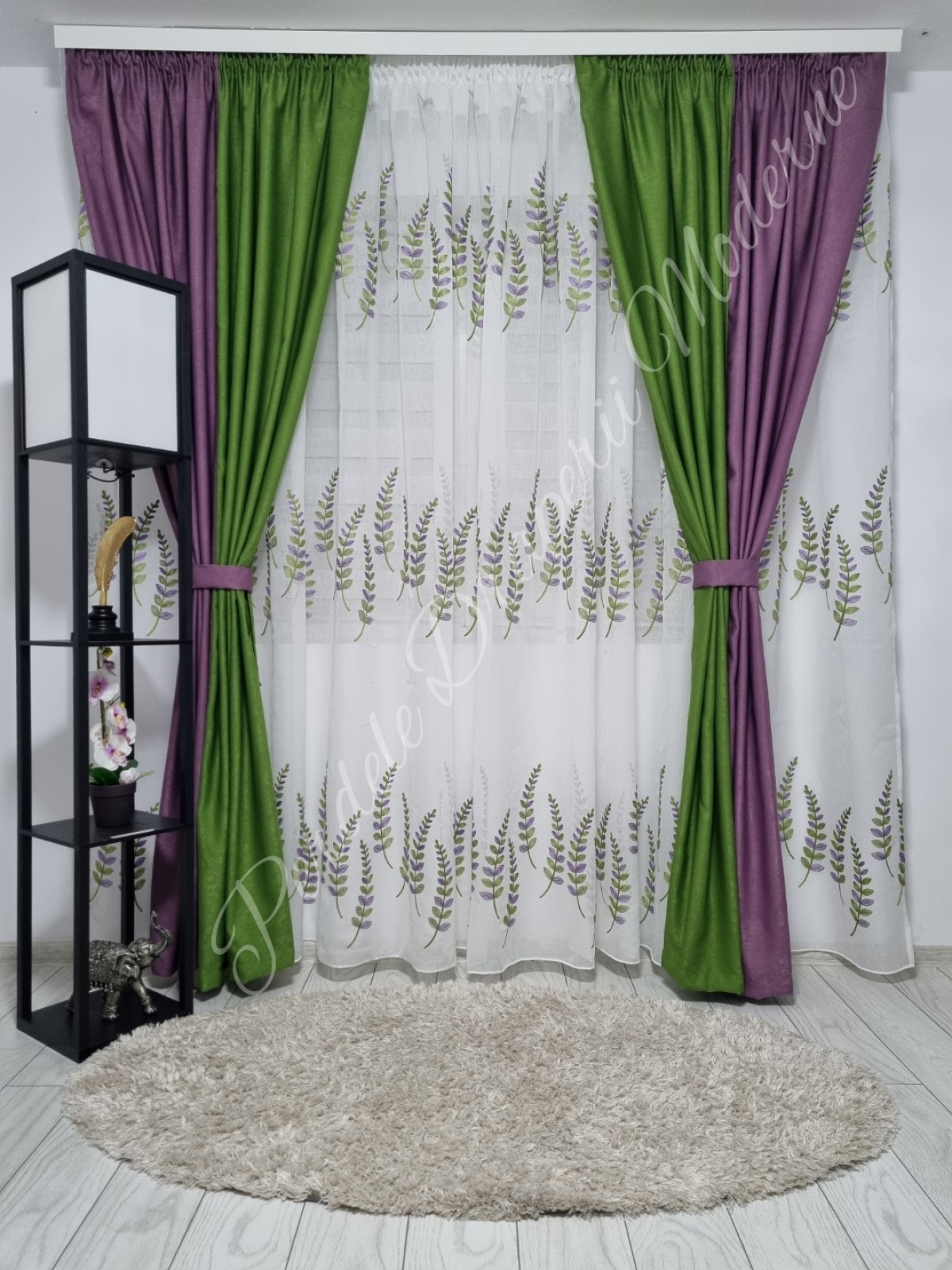 poze Set crenguțe,verde/lila