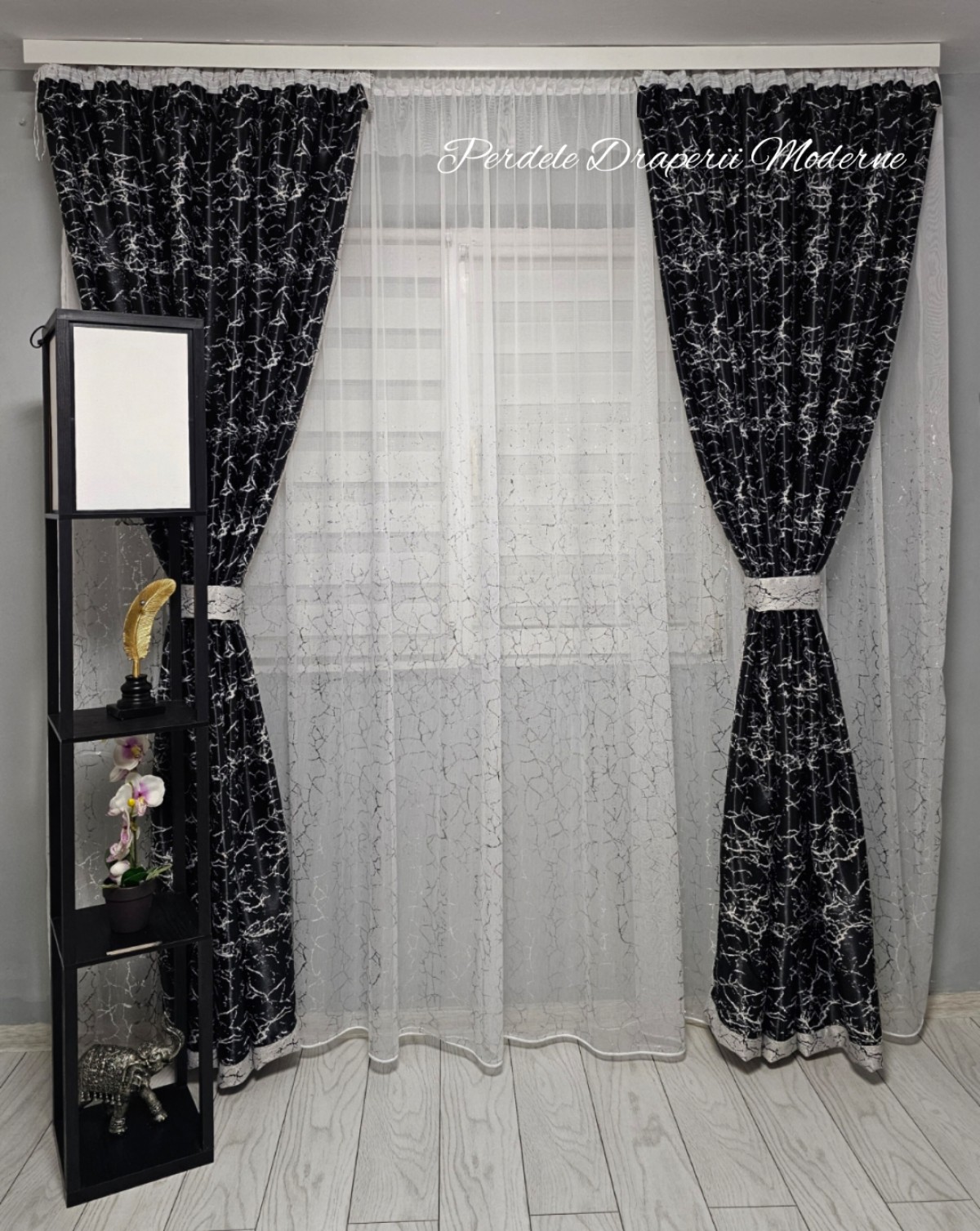 poze Set degrade negru/argintiu