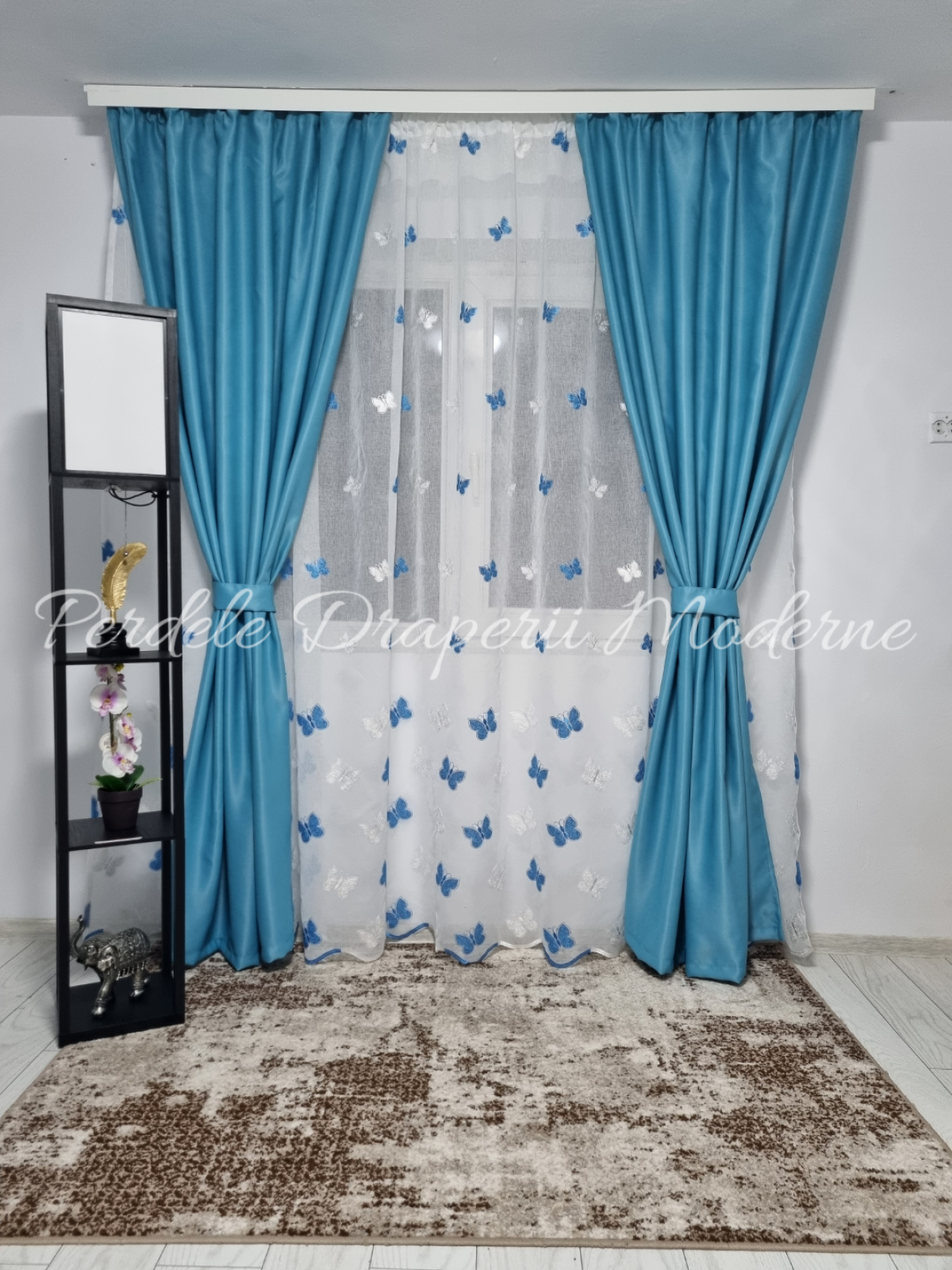 poze Set fluturi bleu