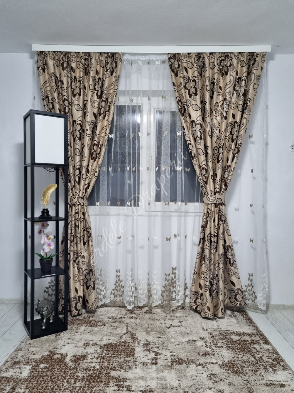 poze Set fluturi tulle crem